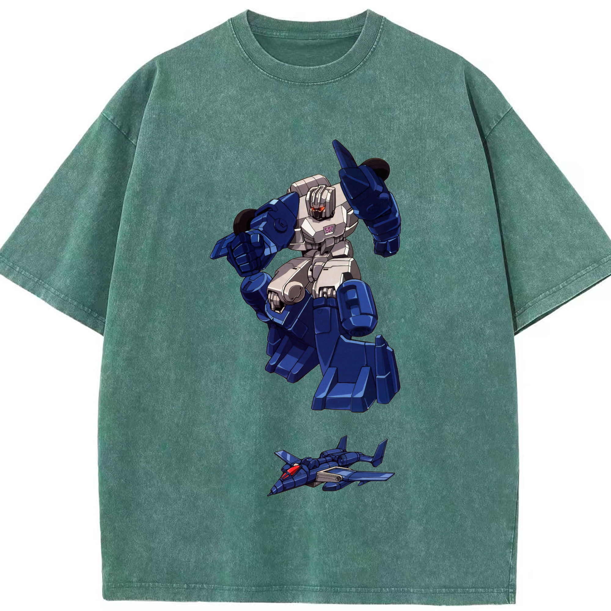 （画像用）  綿100% ヴィンテージ風 半袖Tシャツ（フロントプリント）